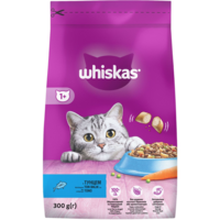 Корм сухий для дорослих котів із тунцем Whiskas 300г