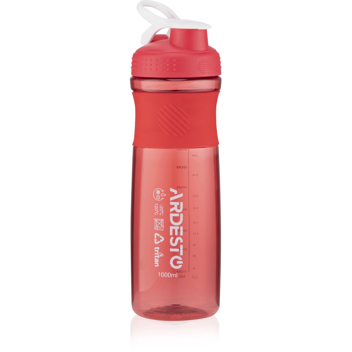 Пляшка для води Ardesto Smart Bottle 1000 мл Red (AR2204TR) (1153508)