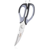 Ножницы кухонные Ardesto Fresh 22,7 см, серый/чорний, нерж. сталь, пластик (AR2123BG)