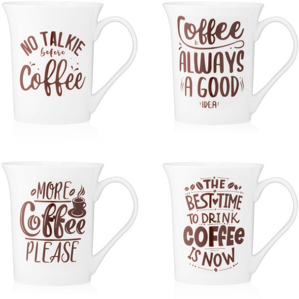 

Чашка Ardesto Coffee time, 370 мл, фарфор (AR3491)
