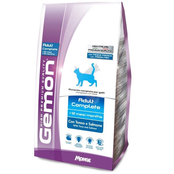 

Сухой корм для кошек Gemon Cat Adult complete тунец с лососем 0,4 кг
