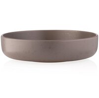 Тарелка суповая Ardesto Trento, 21,5 см, серая, керамика (AR2921TG)