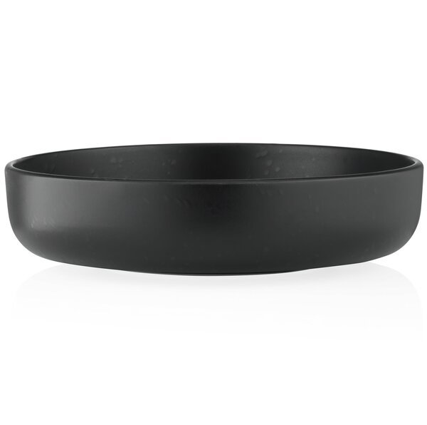 Тарілка супова Ardesto Trento, 21,5 см, чорна, кераміка (AR2921TB)