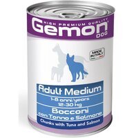 Вологий корм для собак Gemon Dog medium adult з тунцем та лососем 0,415 кг