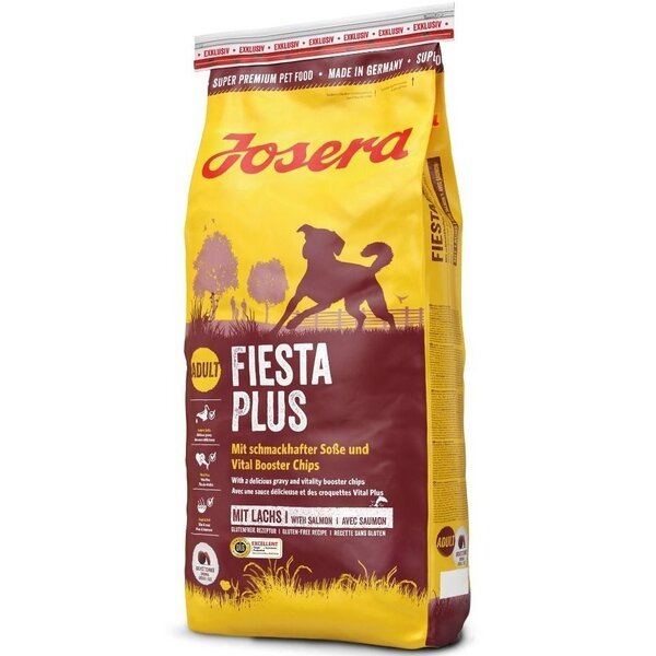 

Сухой корм Josera Adult Fiesta Plus для взрослых привередливых собак, с дополнительными крокетами, 15 кг