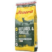 Сухий корм для дорослих та активних собак Josera Adult Geflugel & Forelle з м'ясом птиці та форелі, 15 кг