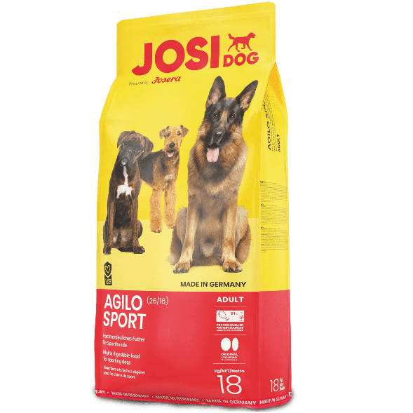 

Сухой корм для активных взрослых собак Josera JosiDog Agilo Sport с лососем, 18 кг