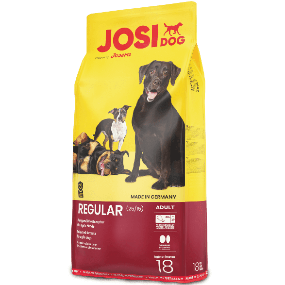 

Сухой корм для взрослых собак со средней физической активностью Josera JosiDog Regular с птицей, 18 кг