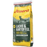 Сухий корм для дорослих та активних собак Josera Adult Lachs & Kartoffel з лососем та картоплею, 15 кг