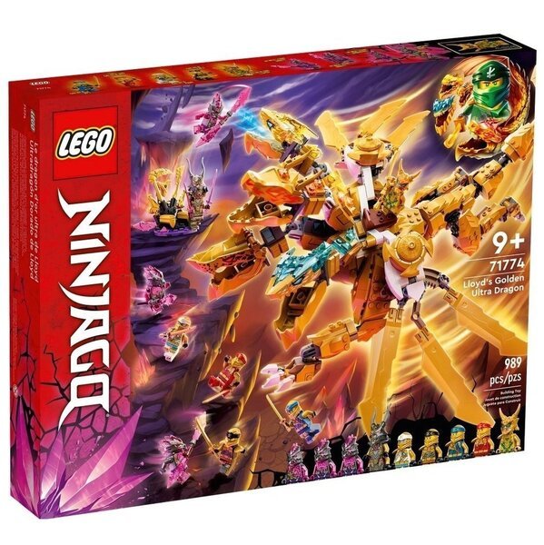 

LEGO 71774 Ninjago Золотой ультрадракон Ллойда