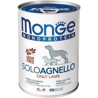 Вологий корм для собак Monge Dog Solo з ягням, 400 г