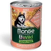 Вологий корм для собак Monge Dog Wet Be Wild Adult лосось, гарбуз та цукіні, 400 г