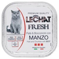 Вологий корм для кішок Monge "Lechat Fresh" яловичина 0,1 кг