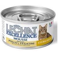 Вологий корм для стерилізованих кішок Monge LeChat Excellence з куркою та печінкою 85 г