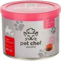 Паштет для кішок Pet Chef з яловичиною 200 г