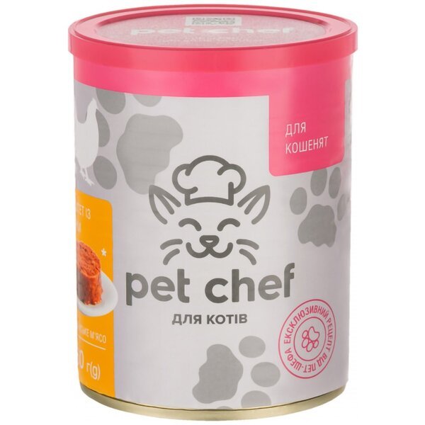 

Паштет для котят Pet Chef с курицей 360 г
