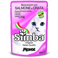 Вологий корм для кішок Simba Cat Wet лосось та дорадо 100 г