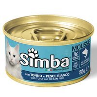 Консерви для кішок Simba Cat Wet тунець та океанічна риба 85 г