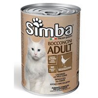 Вологий корм для кішок Simba cat wet з дичиною 415 г