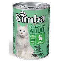 Вологий корм для кішок Simba cat wet з кроликом 415 г