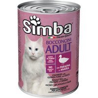 Вологий корм для кішок Simba cat wet з цесаркою та качкою 415 г