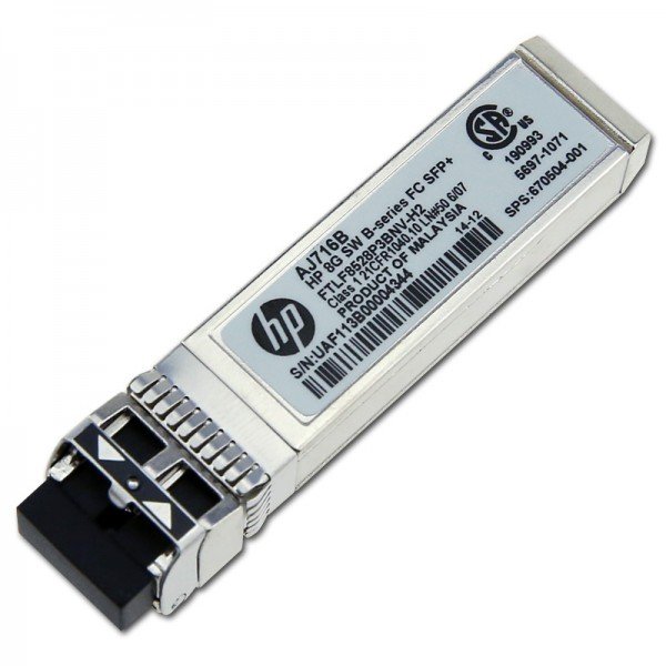 

Опция HP 8Gb Short Wave B-Series SFP+ 1 Pack (AJ716B)