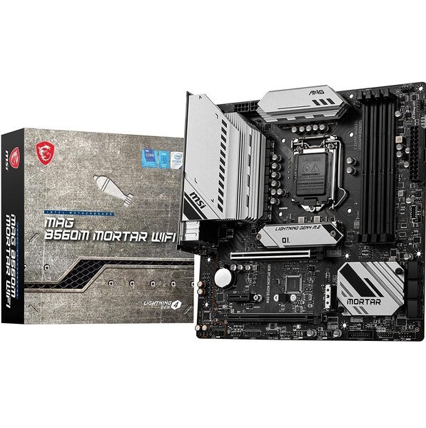 

Материнcкая плата MSI MAG B560M MORTAR s1200 B560 4xDDR4 HDMI-DP mATX