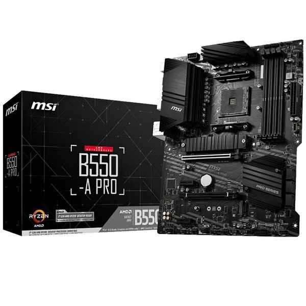 

Материнcкая плата MSI B550-A PRO sAM4 B550 4xDDR4 HDMI-DP ATX