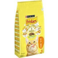 Сухий корм для дорослих котів Purina Friskies з куркою та овочами 10 кг