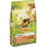 Сухий корм для дорослих собак FRISKIES Balance з куркою, яловичиною та овочами 10 кг