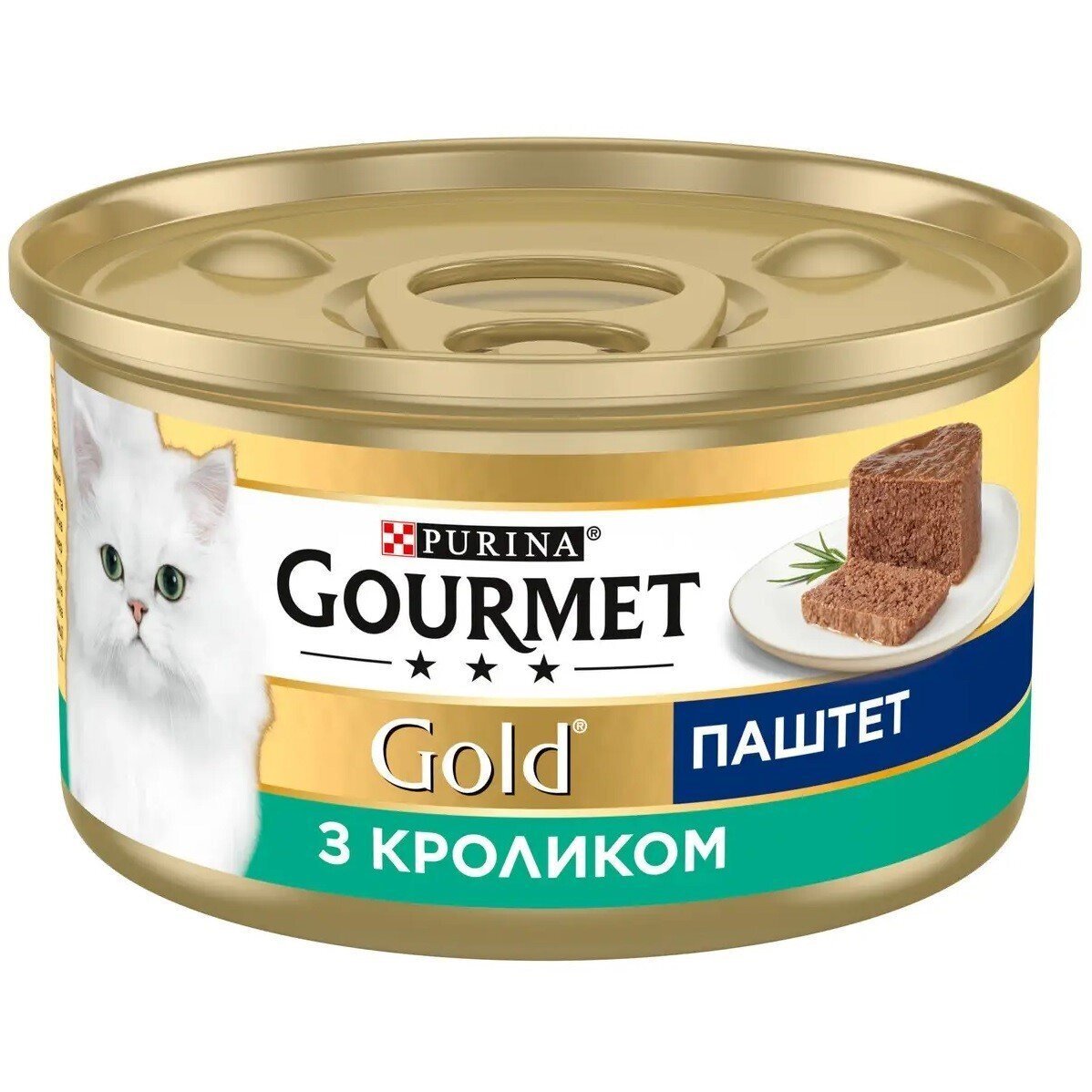 Вологий корм для кішок Gourmet Gold Паштет із кроликом 85 гфото