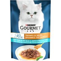 Вологий корм для кішок Gourmet Perle міні філе, Тунець 85 г