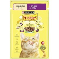 Вологий корм для кішок Friskies з ягняти в підливці 85г