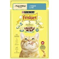 Вологий корм для кішок Friskies з тунцем в підливці 85г