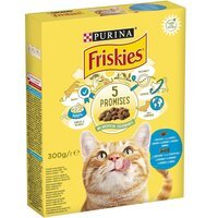 Корм сухий для кішок Friskies Indoor з лососем та овочами 300г