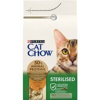 Сухой корм для кошек Purina Cat Chow Sterilised с индейкой 1.5 кг