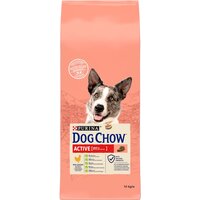 Сухой корм для активных собак Dog Chow Active Adult с курицей, 14 кг