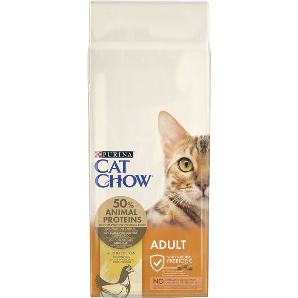 Сухий корм для кішок Purina Cat Chow Adult з куркою 15 кг