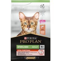 Сухий корм для стерилізованих кішок Purina Pro Plan Cat Sterilised з лососем, 3 кг