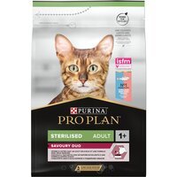 Сухий корм кастрованих котів Purina ProPlan Sterilised Senses з тріскою та фореллю, 3 кг