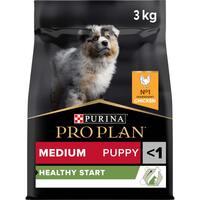 Сухой корм для щенков средних пород Purina Pro Plan Dog Medium Puppy OptiStart с курицей, 3 кг