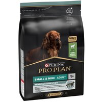 Сухий корм дрібних собак із чутливим травленням Purina Pro Plan Dog OptiDigest з ягням та рисом 3 кг