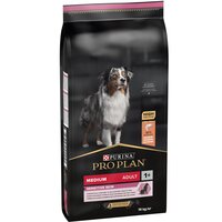 Сухий корм собак середніх порід Purina Pro Plan Dog Adult OptiDerma з лососем та рисом, 14 кг