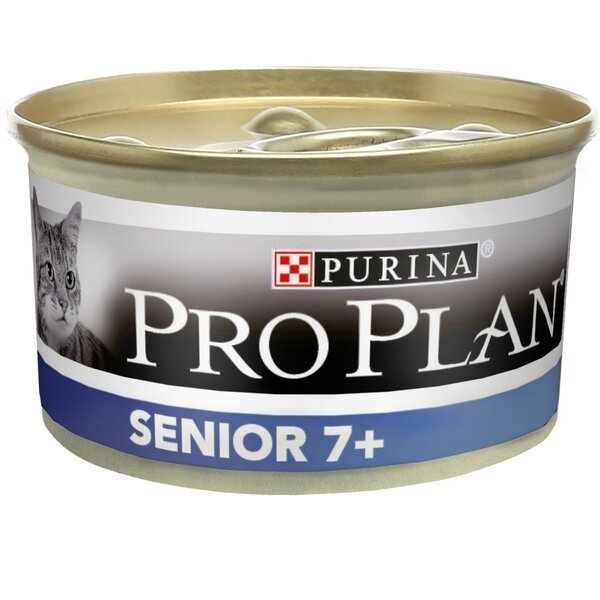 

Влажный корм для кошек старше 7 лет Purina ProPlan Senior с тунцом, 85 г