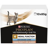 Вологий корм для котів із хворобами нирок Purina Pro Plan Veterinary Diets NF Renal Function з лососем 10x85 г