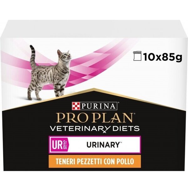 

Влажный корм Purina Veterinary Diets Urinary для кошек, при заболевании мочеполовой системы, с курицей, 85 г