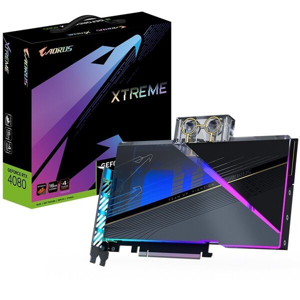 

Видеокарта GIGABYTE GeForce RTX 4080 16Gb GDDR6X XTREME WATERFORCE WB