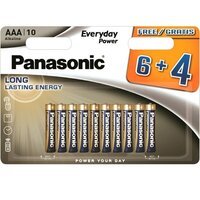 Батарейка Panasonic EVERYDAY POWER AAА BLI 10 (LR03REE/10B4F)