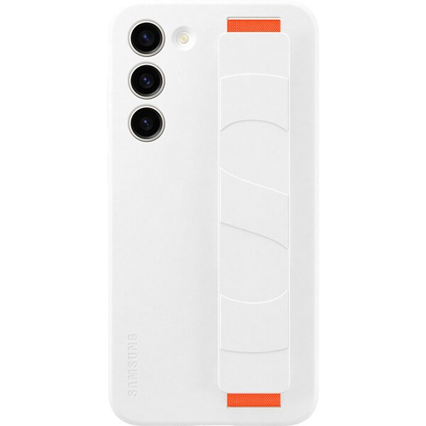 

Чехол Samsung Silicone Grip Case для Galaxy S23+ (S916) White (EF-GS916TWEGRU)