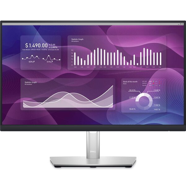 

Монитор LCD 21.5" DELL P2223HC HDMI, 2xDP, Type-C, USB3.2, IPS, Pivot